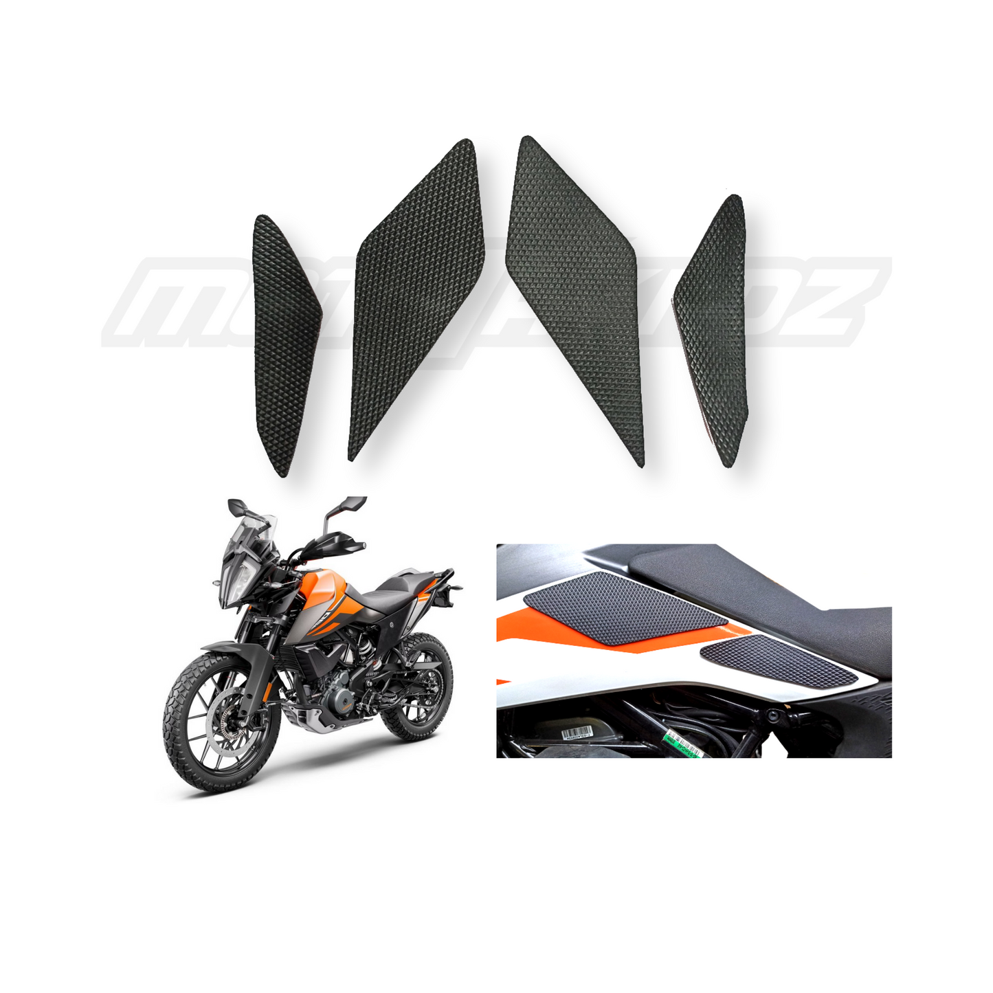 MOTOTRENDZ TRACTION PADS KTM ADVENTURE 250/390 (SIDES)