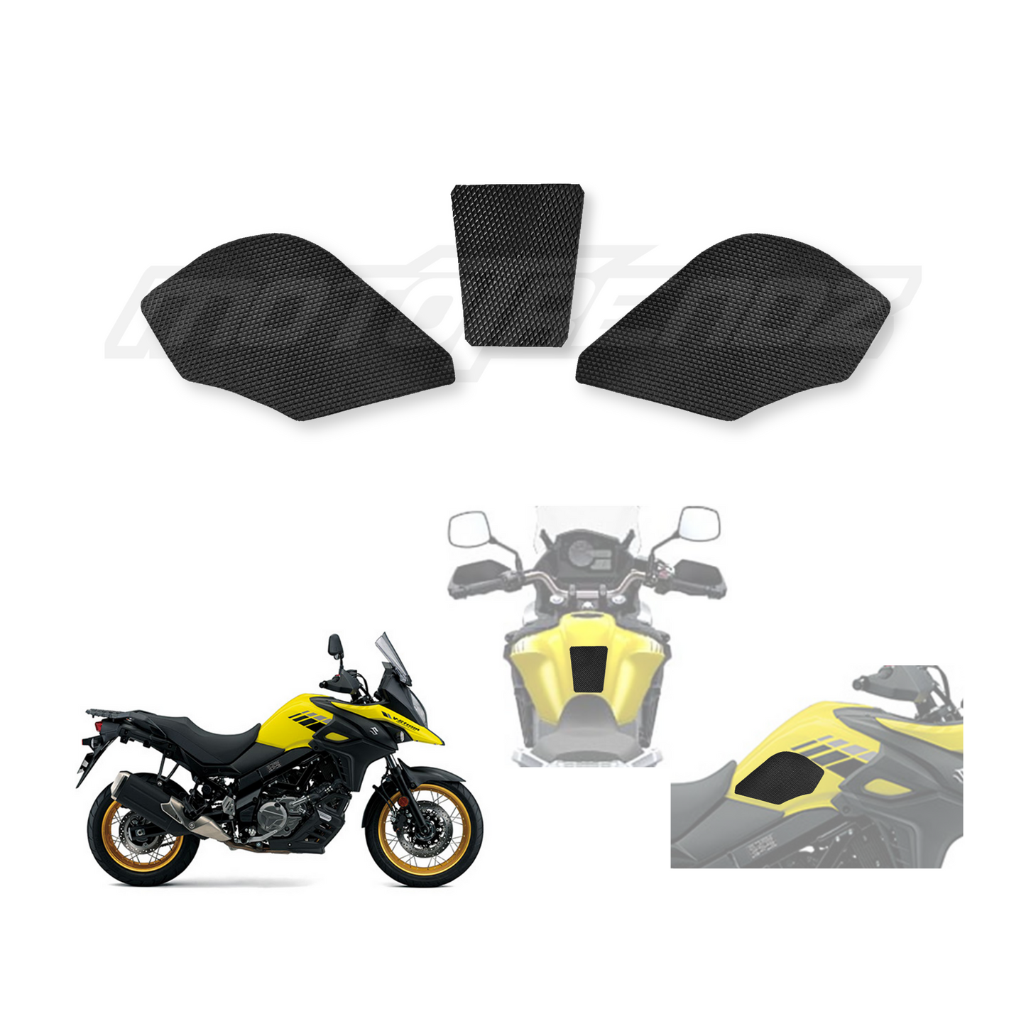 MOTOTRENDZ TRACTION PADS SUZUKI VSTROM 650XT (TOP+SIDES)