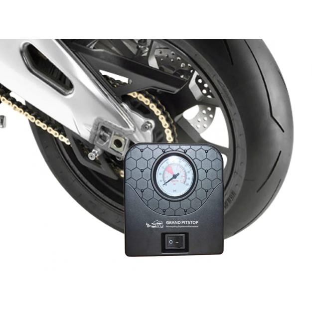 Fitam 18Bar Digitaler Reifenfüller Messgerät Reifendruckprüfer Pistole Aufsatz für Auto Motorrad LKW Fahrrad 